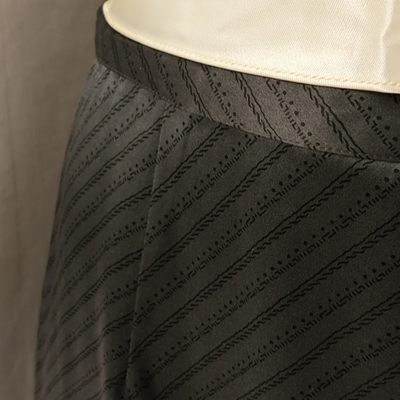 Silk Maxi Skirt Dark Gray Slim Floor Length Classy Excellent Quality & Condition - Picture 2 of 11